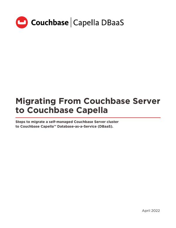 Blog Migrating From Couchbase Server To Couchbase Capella