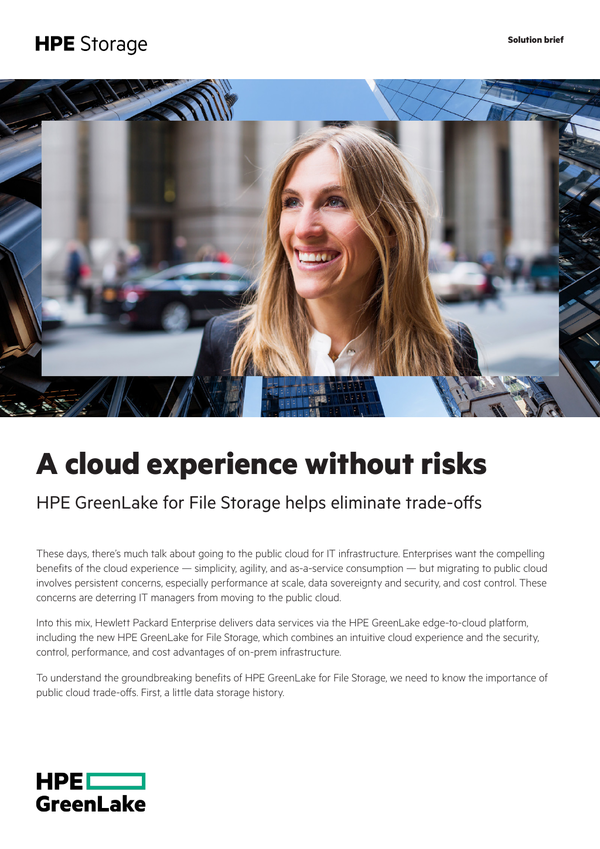 Hpe Greenlake For File Storage Boosts Productivity Min Read Time