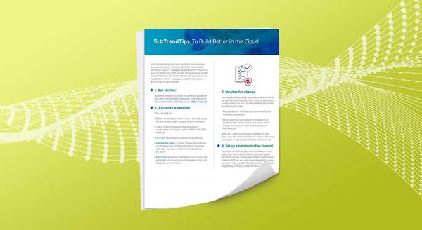 Trendtips To Build Better In The Cloud