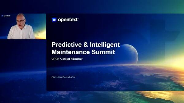Webinar: Predictive & Intelligent Maintenance Summit 2025