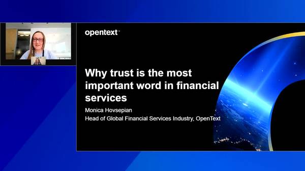 Why trust is the most important word in financial services