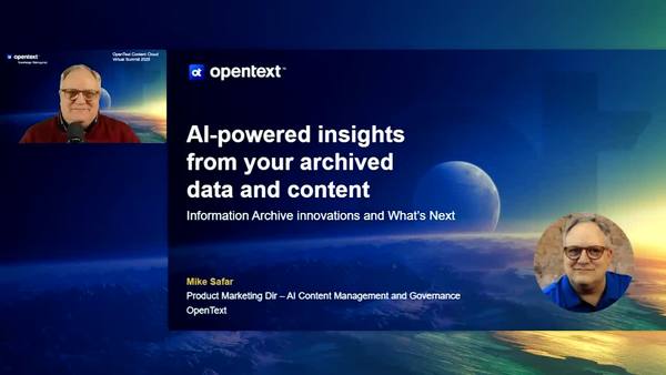 AI-powered insights from your archived data and content