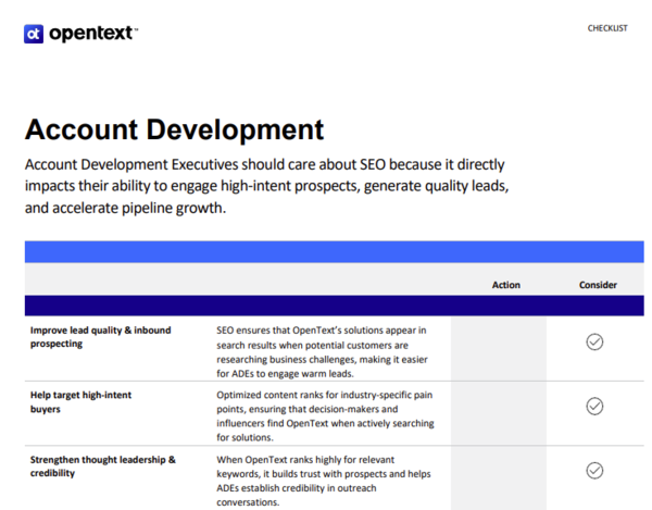 Account Development