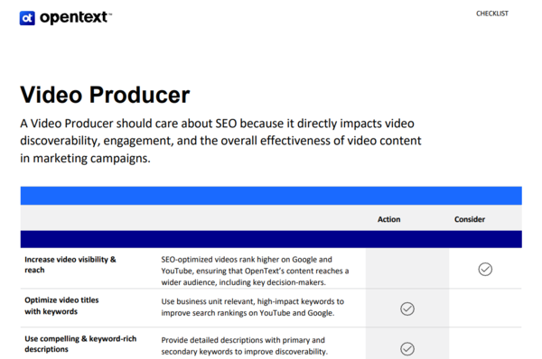 Video Producer