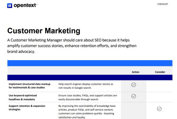 Customer Marketing