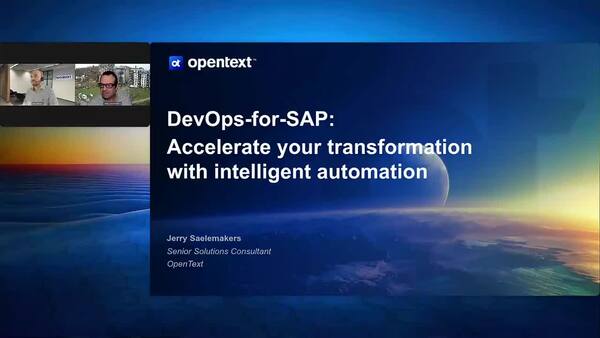 Webinar: DevOps-for-SAP - Accelerate Your Transformation with Intelligent Automation