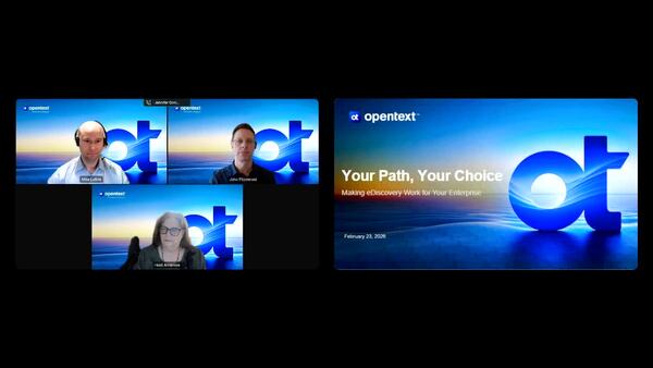 webinar: Your path, your choice: Making eDiscovery work for your enterprise