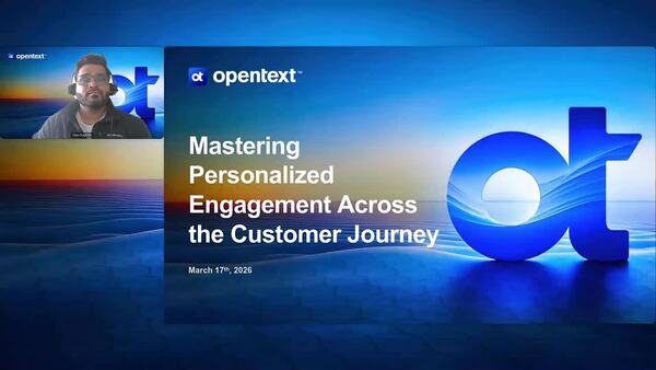 webinar: Mastering Personalized Engagement Across the Customer Journey