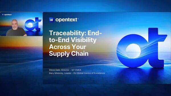 webinar: Traceability: End-to-End Visibility Across Your Supply Chain
