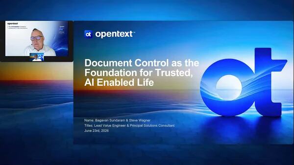 webinar: Document Control as the Foundation for Trusted, AI Enabled Life Sciences