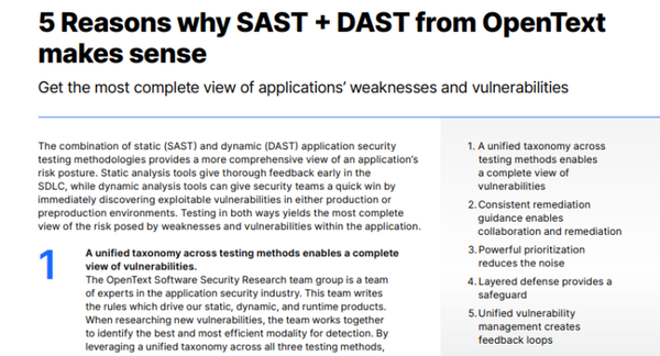5 reasons why sast + dast