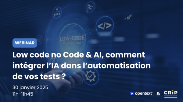 Low code no Code & AI, comment intégrer l’IA dans l’automatisation de vos tests ?