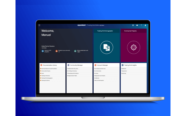 OpenText™ Trading Grid Command Center Click Tour