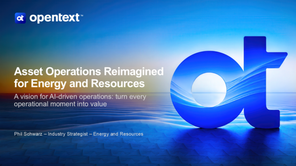 Webinar: Asset operations reimagined for energy and resources