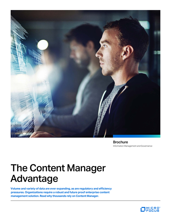 The Content Manager Advantage