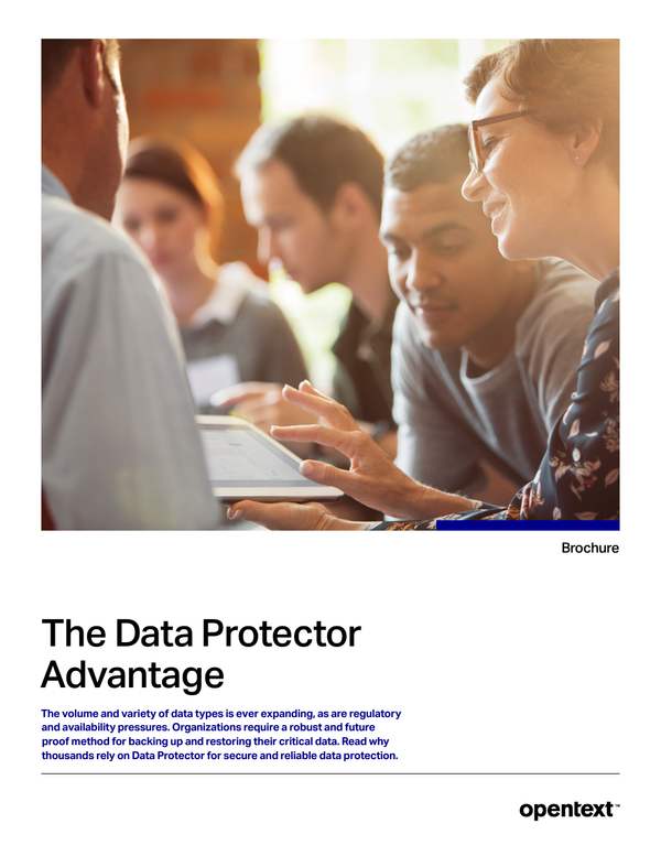 Discover the Data Protector advantage brochure