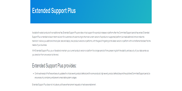 OpenText Extended Support Plus