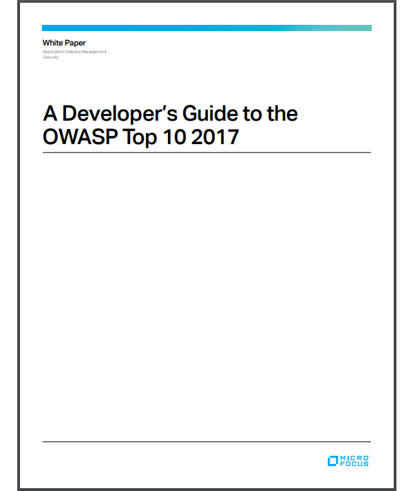 A Developer’s Guide To The OWASP Top 10