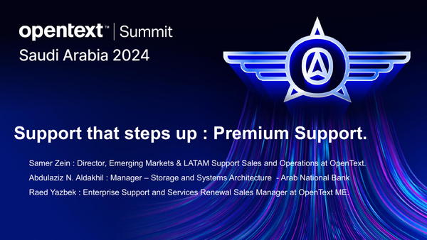 OpenText Premium Support Offerings for Customers and Partners