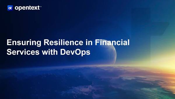Ensuring Resilience in Financial Services with DevOps