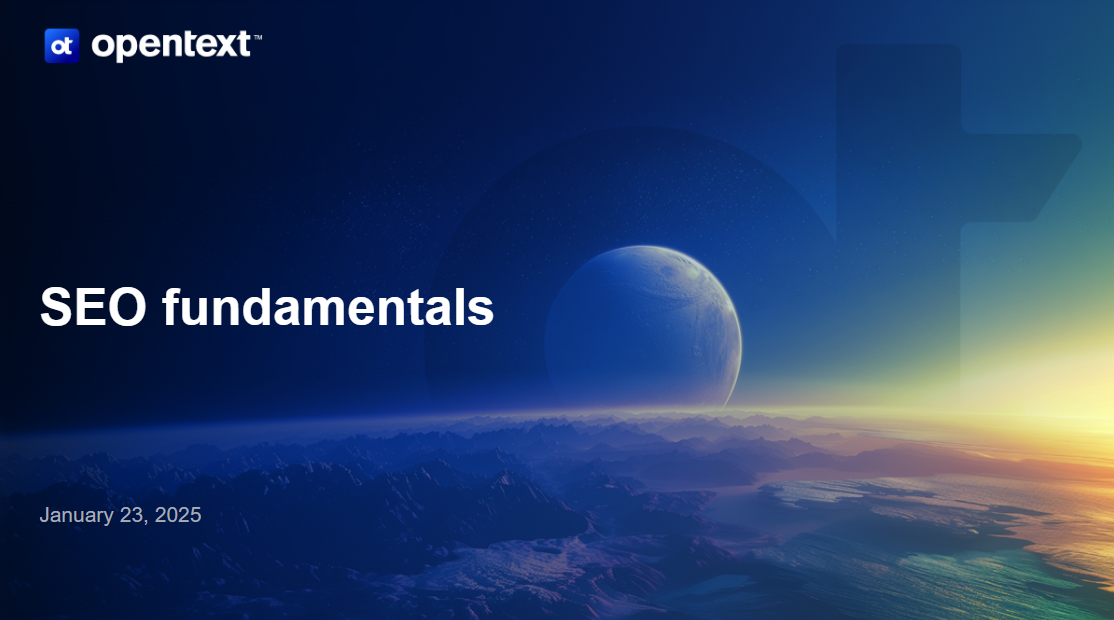 SEO fundamentals