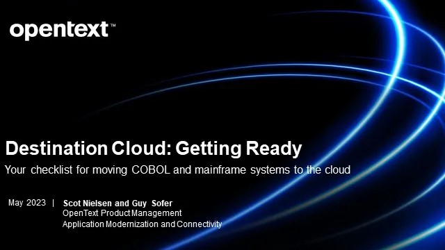 Destination Cloud: Getting Ready