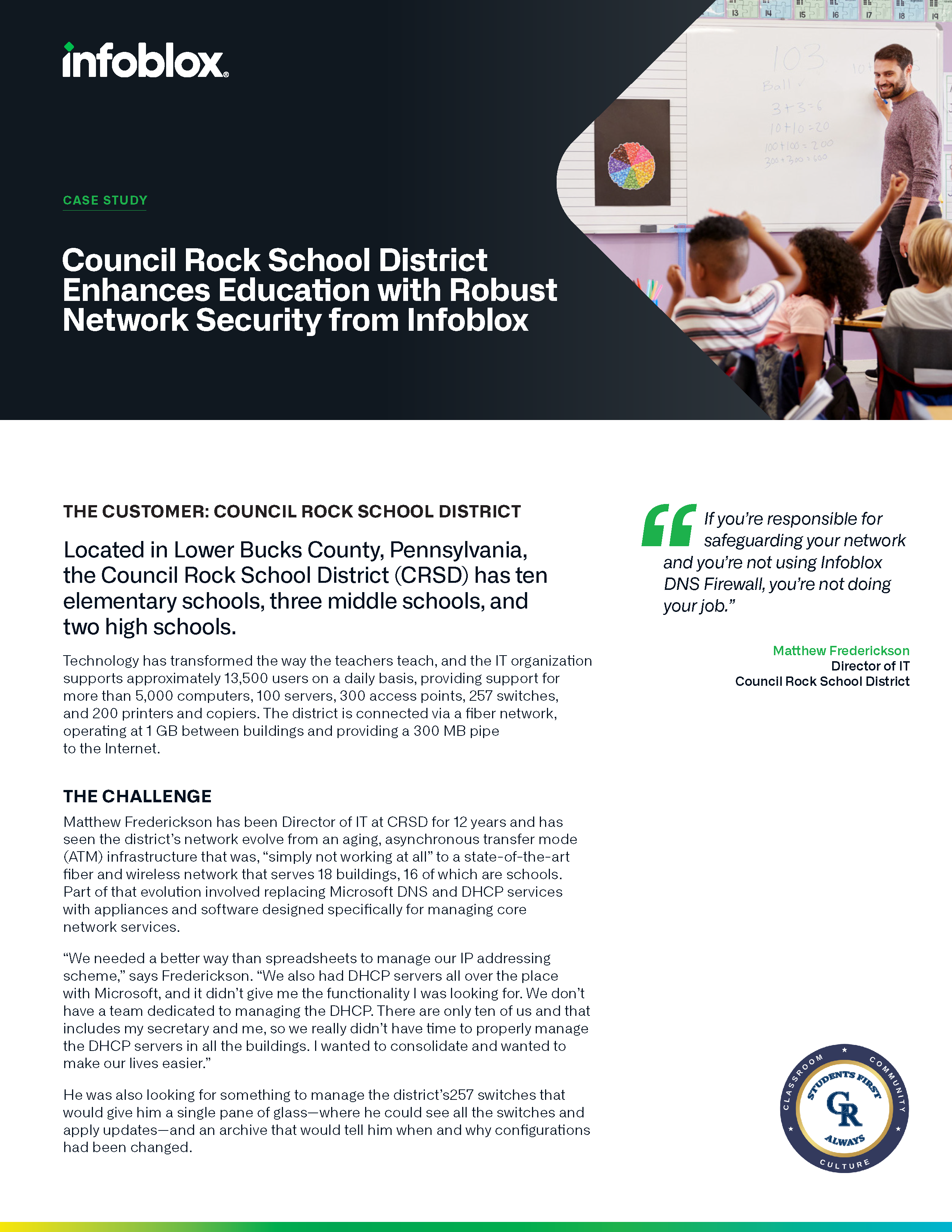 Council Rock School District Enhances Education With Robust Network ...