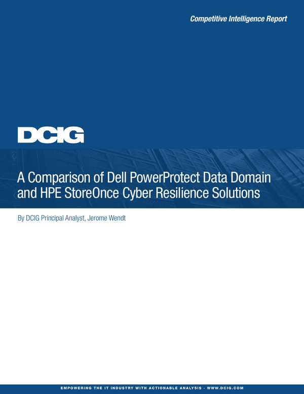 DCIG Analysis :A Comparison of Dell PowerProtect Data Domain and HPE ...