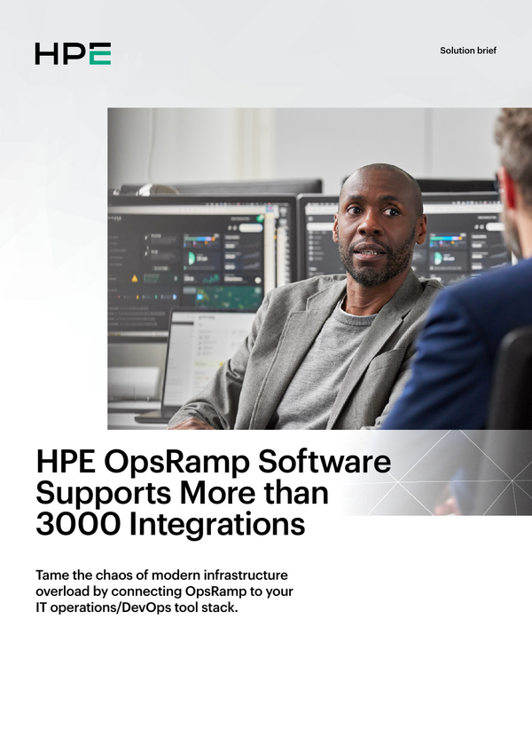 HPE OpsRamp Software Supports More than 3000 Integrations [4 min read time]