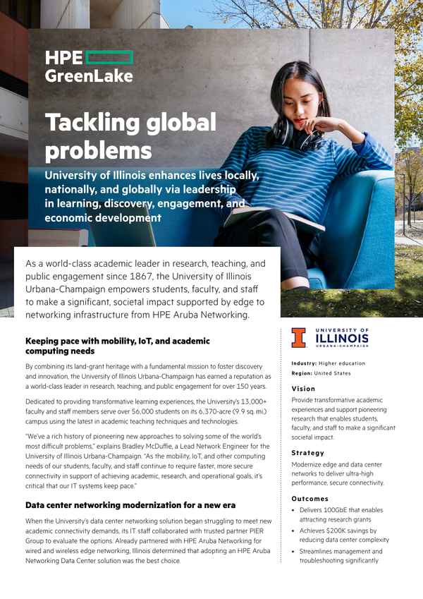 Tackling Global Problems - University Of Illinois [9 Min Read Time]