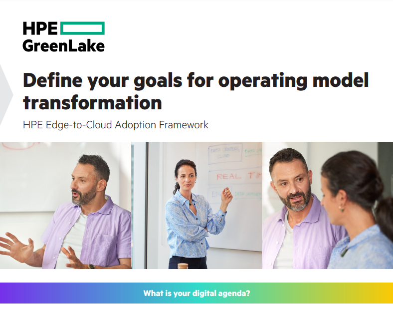 Define your goals for operating model transformation [1 min read time]