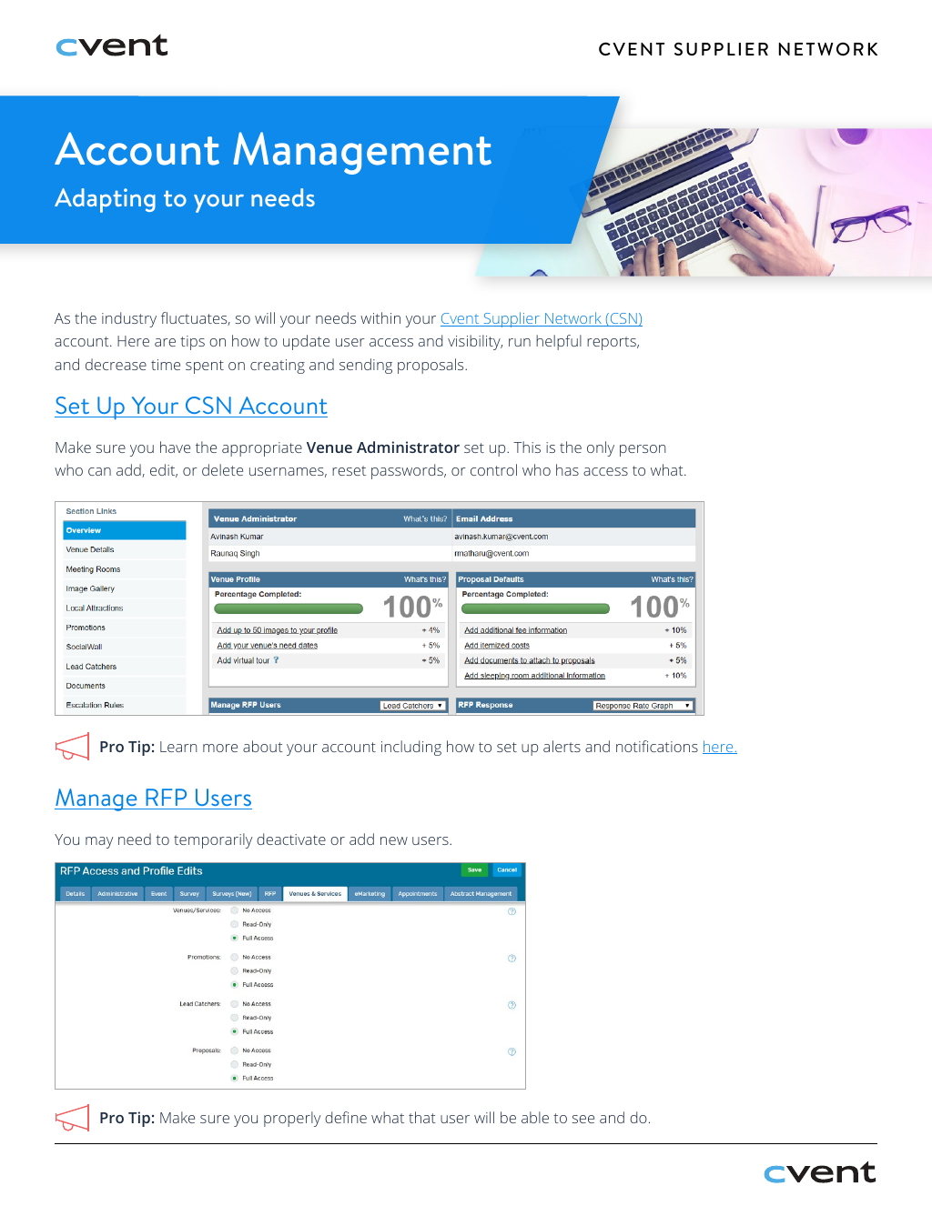 [ONE PAGER] Account Management Adapting to Your Needs