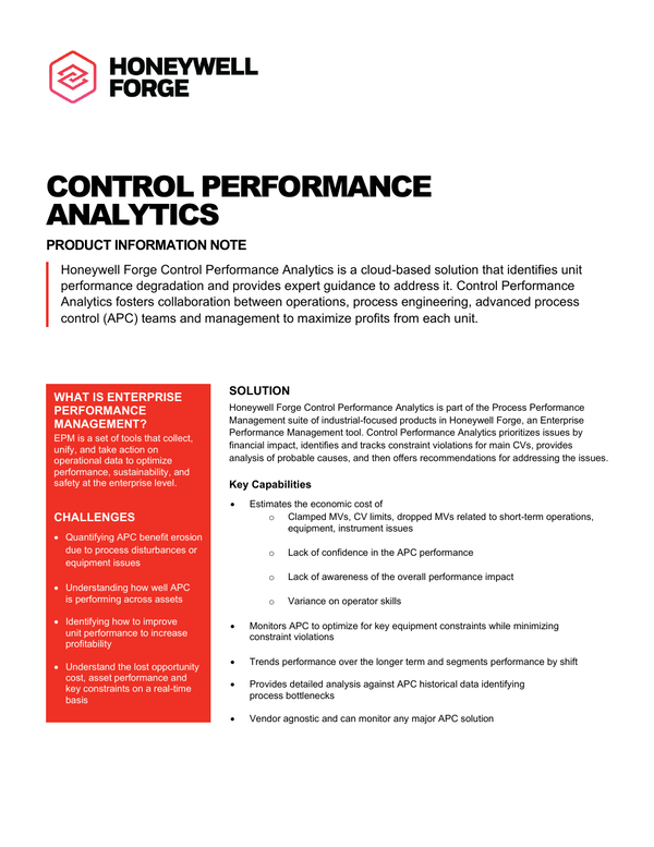 Honeywell Smart Apc Supervisor Datasheet