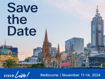 Save the Date for Cisco Live APJC 2024