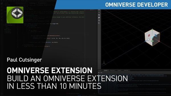 How To Build An Omniverse Extension In Less Than 10 Minutes How To Build An Omniverse Extension In Less Than 10 Minutes