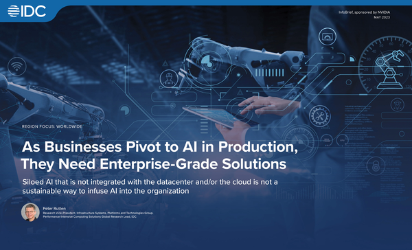 IDC: Enterprise-Grade Solutions for AI in Production