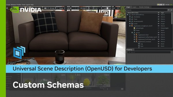 Universal Scene Description (OpenUSD): Custom Schemas