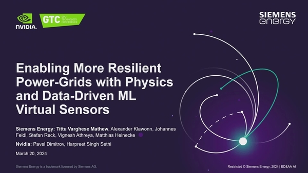 Siemens Energy Advances Power Grid Resiliency Using Physics-ML