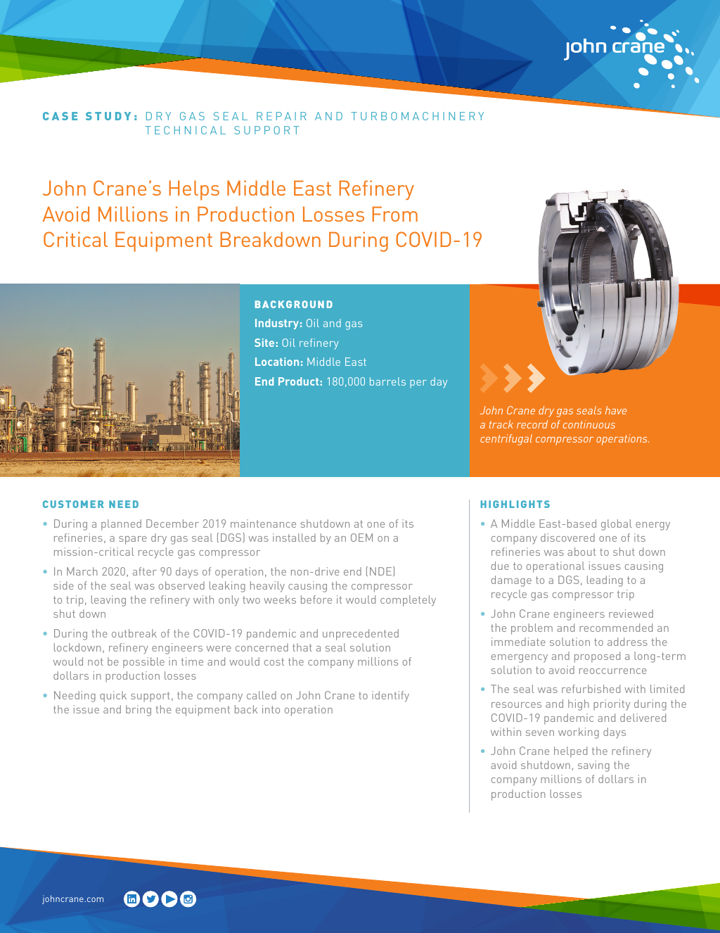 Case Studies Resources John Crane