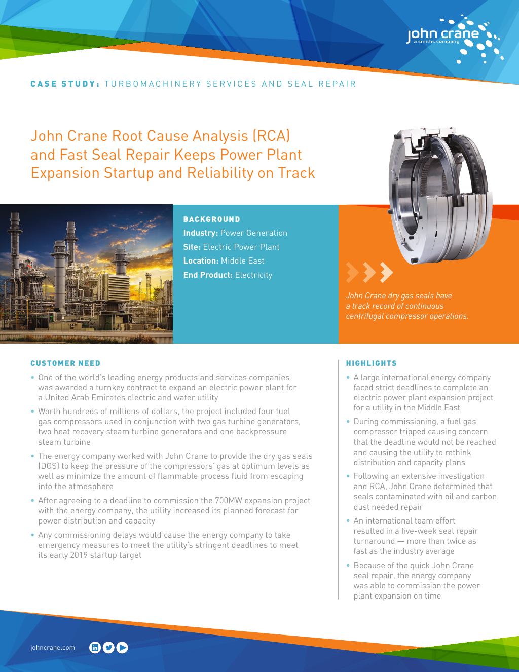 Case Study John Crane Coupling Upgrade Cuts Downtime and Losses For a