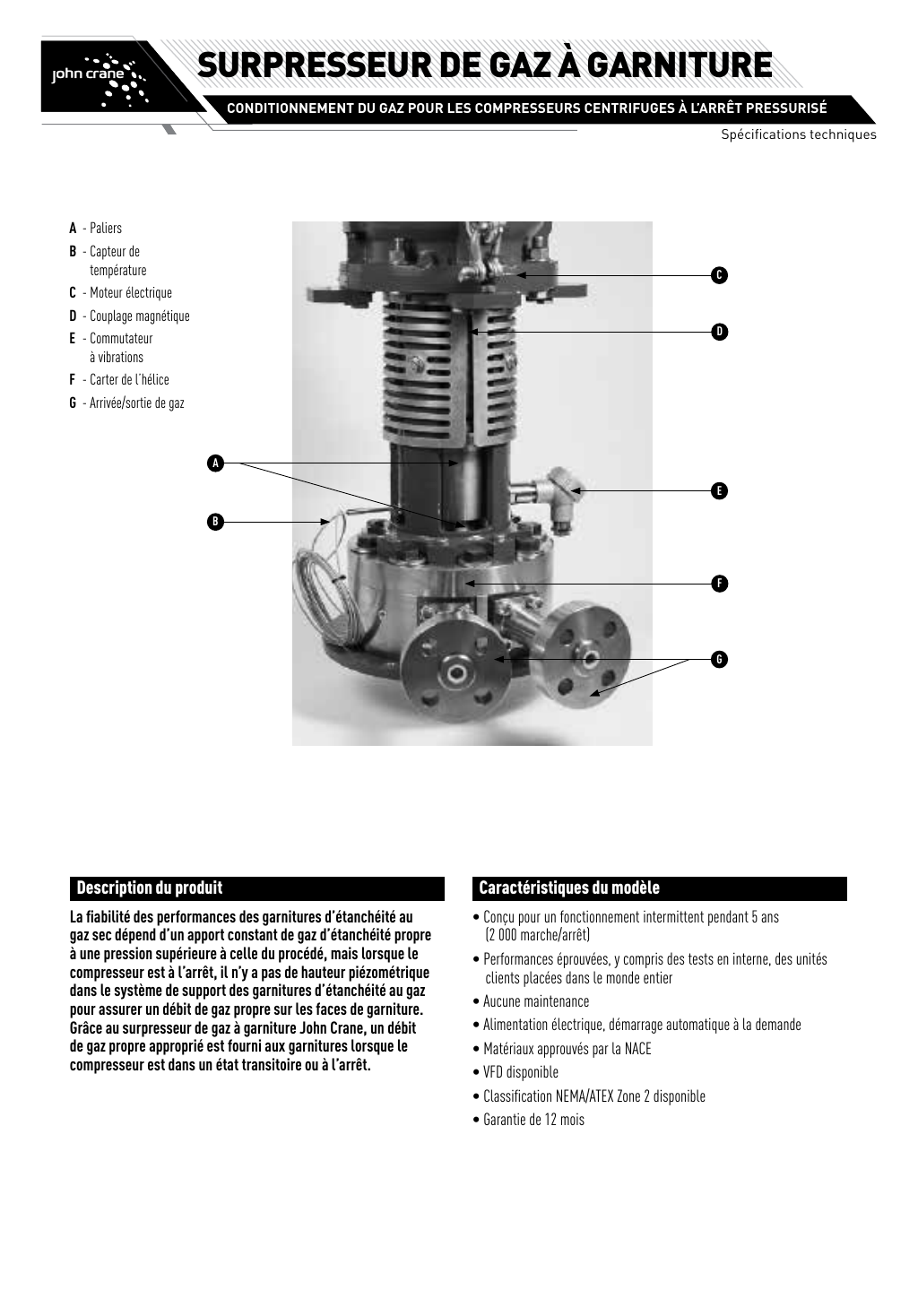 Tds Surpresseur De Gaz A Garniture French