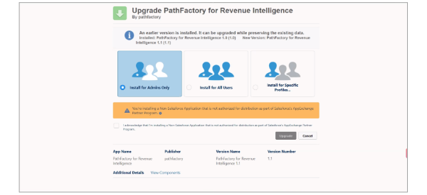 Adding the PFRI Package into Salesforce - PathFactory