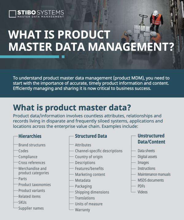 What is product master data management 
