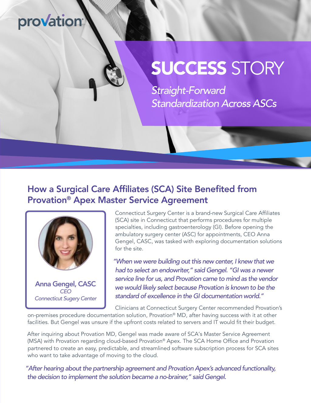 See Why Lexington Surgery Center, SCA and Physicians All Aligned in