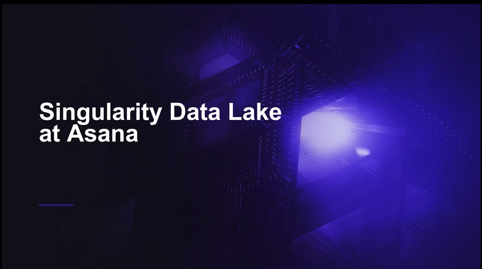 Singularity Data Lake - Asana Testimonial