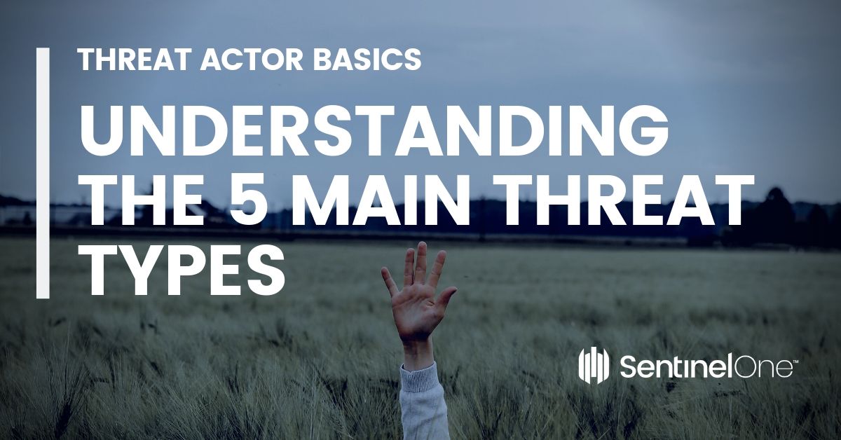 Threat Actor Basics | Understanding The 5 Main Threat Types