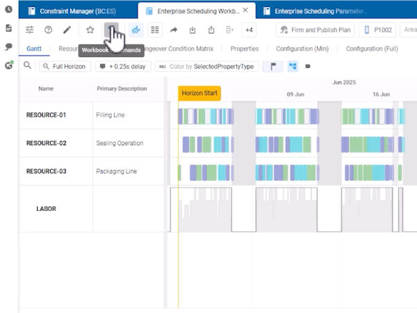 Planning and scheduling in sync with Kinaxis