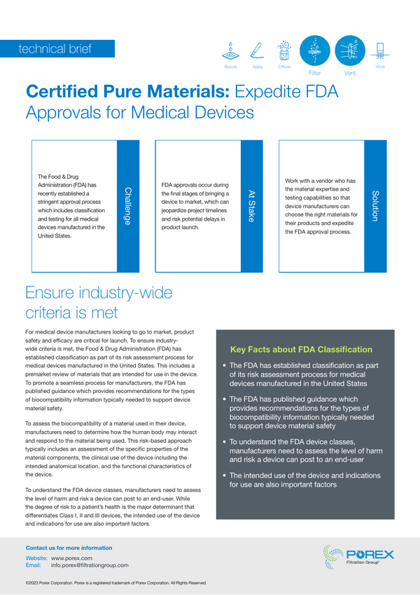 Material Purity Tech Brief