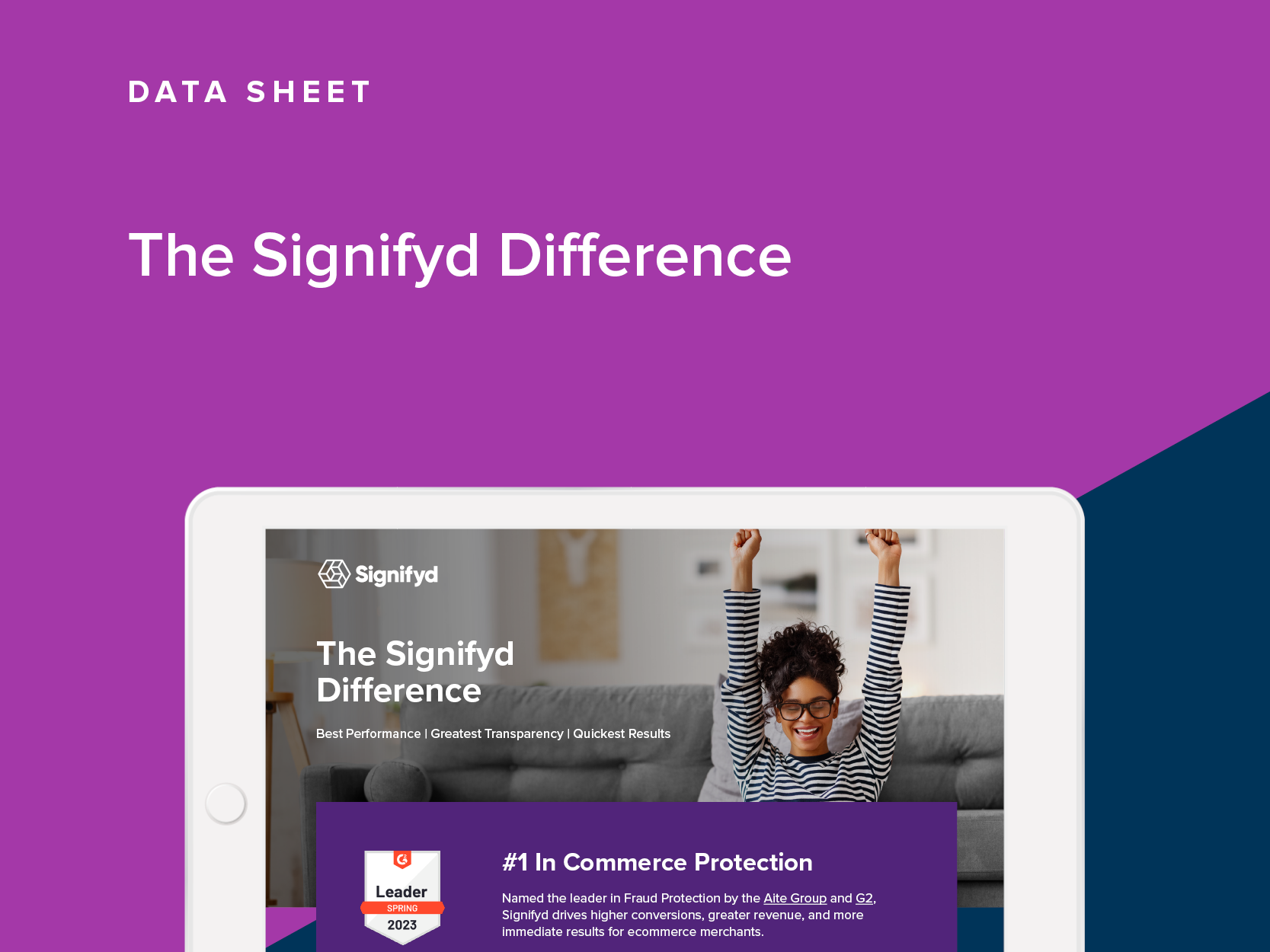 2 of the world’s top 3 ecommerce retailers use Signifyd