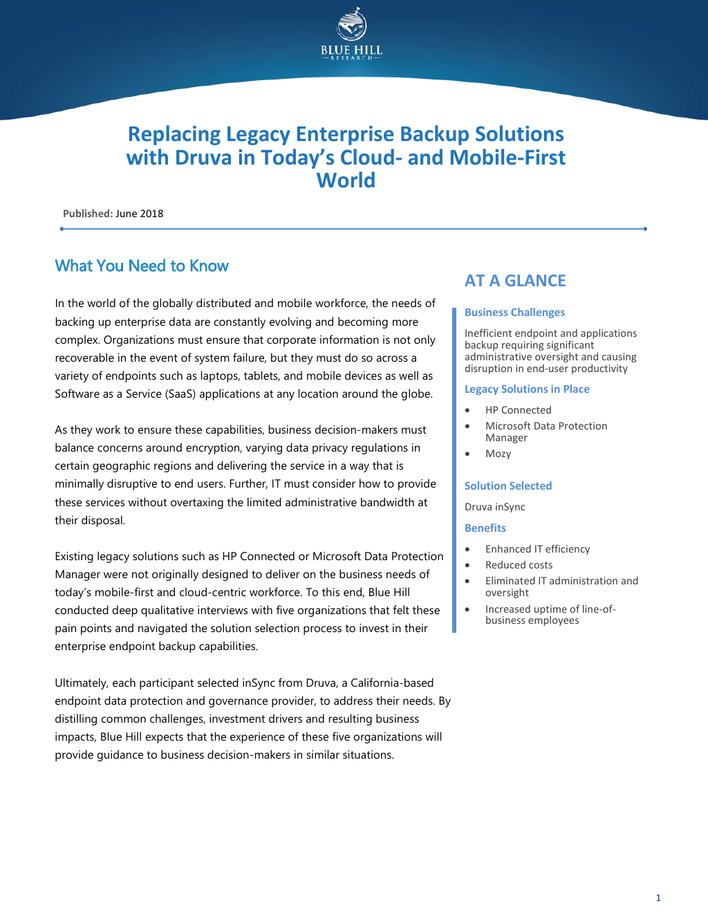 Gartner®, Magic Quadrant™ for Enterprise Backup and Recovery Software